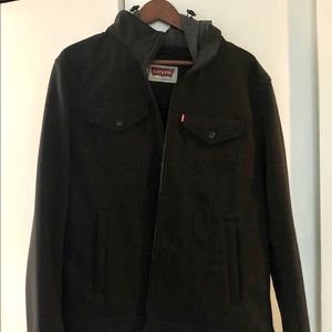 Levi’s Hooded Trucker Jacket, Soft Shell NWT